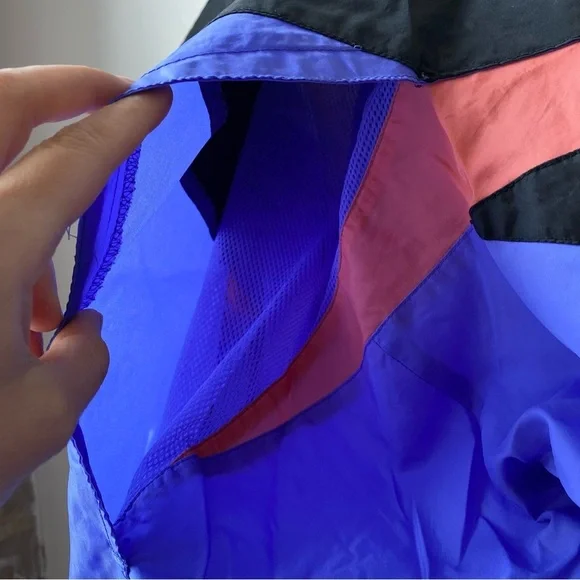 Vintage Nike Black and Purple Windbreaker Jacket fits women’s M - Picture 8 of 11